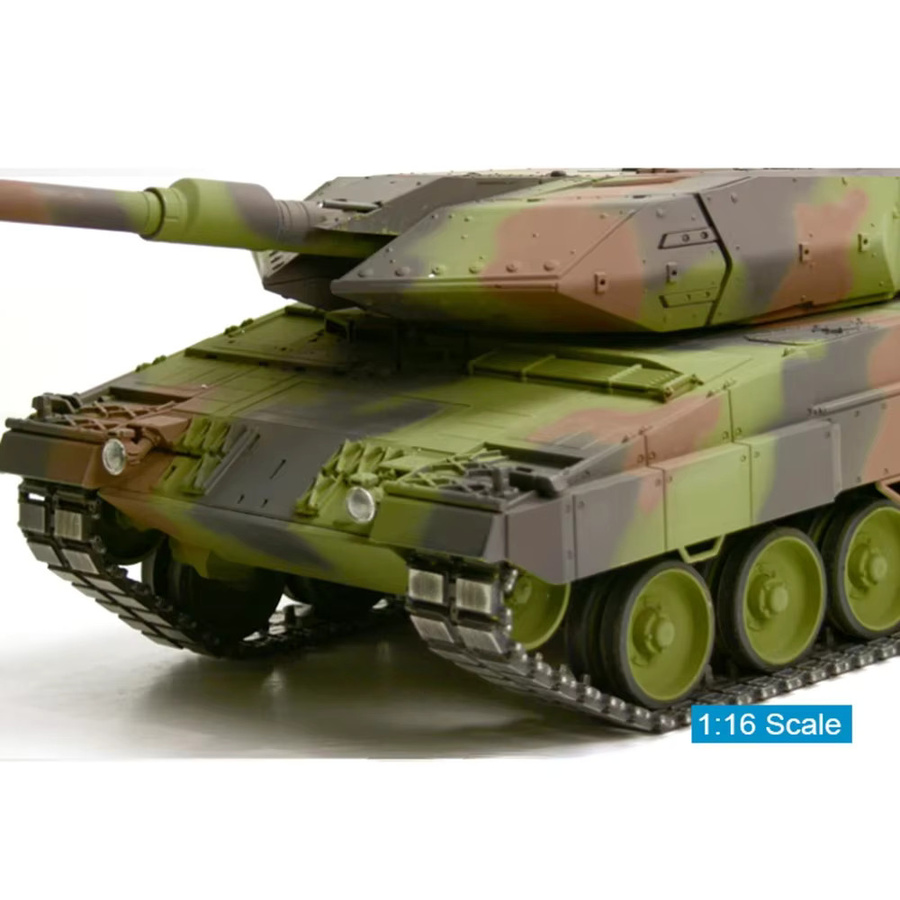 RC Tank Leopard 2A6, Panzerwagen, 1/16, Vollmetall, mit Rauchgelangsset, RTR - Bild 3