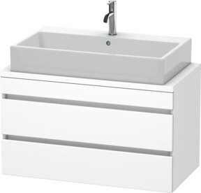 Duravit Waschtischunterschrank DuraStyle in Weiß Matt mit 2 Schubkästen, Wandmontage, B/T/H: 90 x 47,8 x 51,2 cm - Bild 1