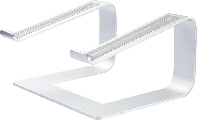 Ergonomischer Laptop-Ständer aus Aluminiumlegierung von Aguerriero in Silber, kompatibel mit MacBook Pro 16 - Bild 1