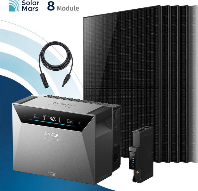 Anker SOLIX Solarbank 4 E5000 Pro Balkonkraftwerk mit 5kWh Speicher, 4000W, Grau - Bild 1