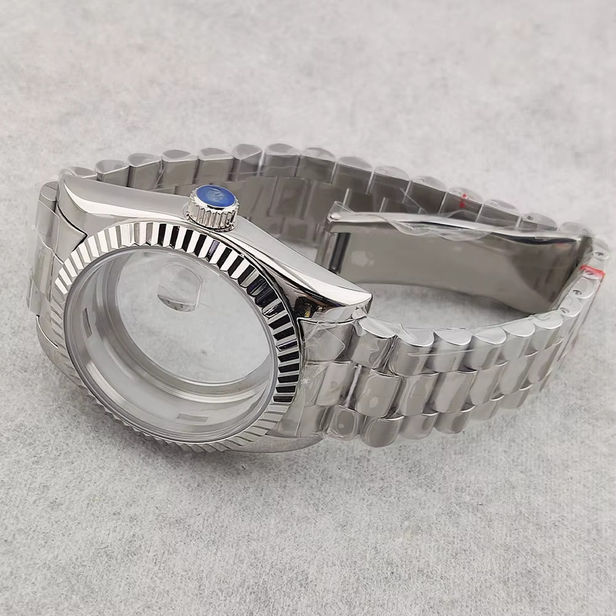 OUMASHI Uhrengehäuse Edelstahl, Silbrig, 40 mm - Bild 1
