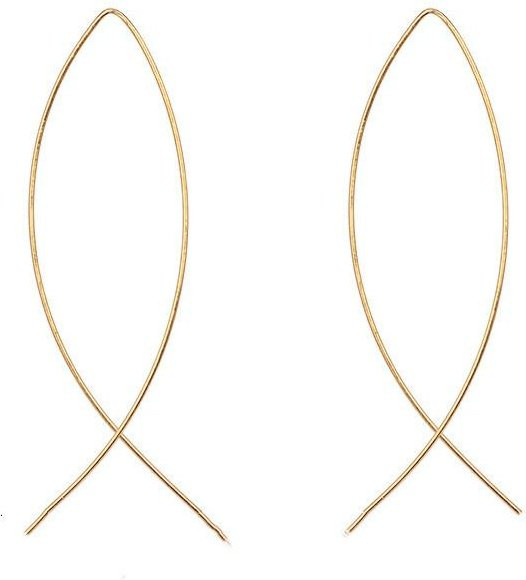 Ohrringe Kupfer, beige, Damen, Vintage - Bild 1