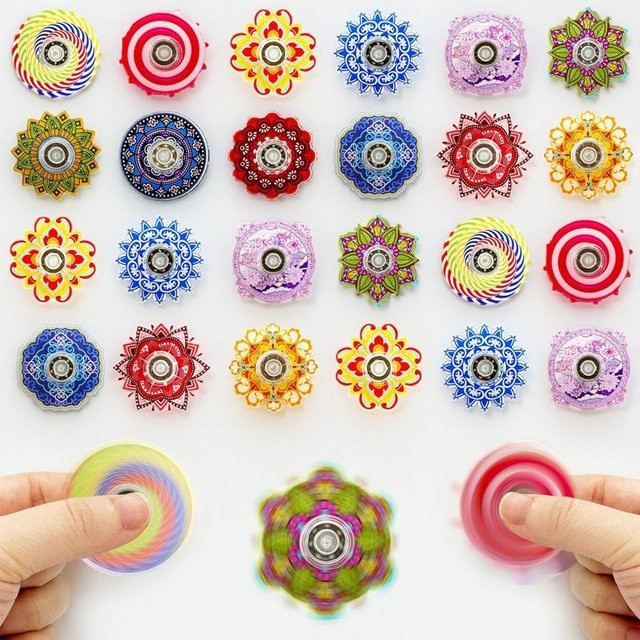 soulbao Fidget Spinner, Mandala-Muster, 6-teiliges Set - Bild 1