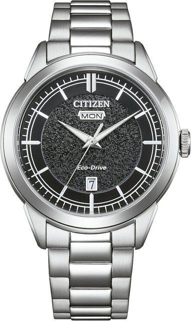 Citizen Armbanduhr, Solar, Edelstahl, Schwarz, 41 mm, Herren - Bild 1