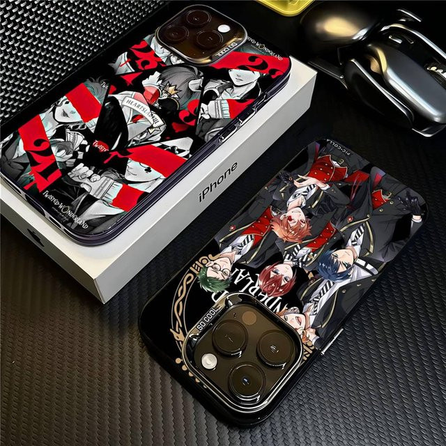 Matte Schutzhülle T-Twisted-W-Wonderland für Apple iPhone 17 Pro Max 17 Air 16 Pro 15 14 13 12 11 in Multicolor - Bild 1
