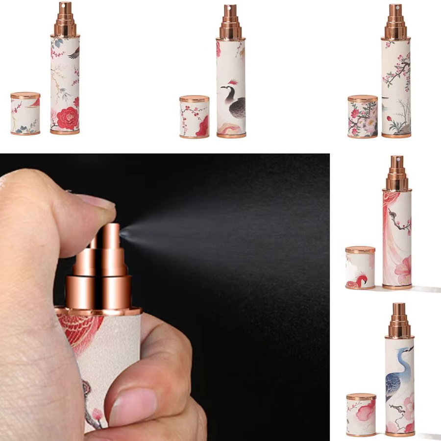 Phoenix Parfümzerstäuberflasche aus PU-Leder, 10 ml, Damen - Bild 2