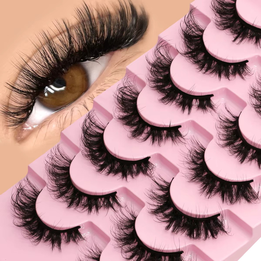 Lasvirey Künstliche Wimpern, 8D Volumen, Unisex - Bild 3
