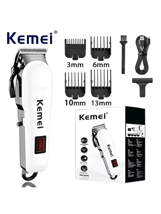 Kemei Haarschneidemaschine, weiß, Herren - Bild 6