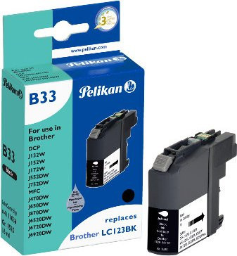 Brother LC123 Tintenpatrone Schwarz für Inkjet-Drucker - Bild 1