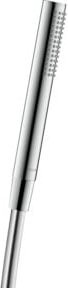 Duravit Stabbrause MinusFlow Handbrause in Chrom, rund, Silber, Durchmesser: 18,7 cm - Bild 1
