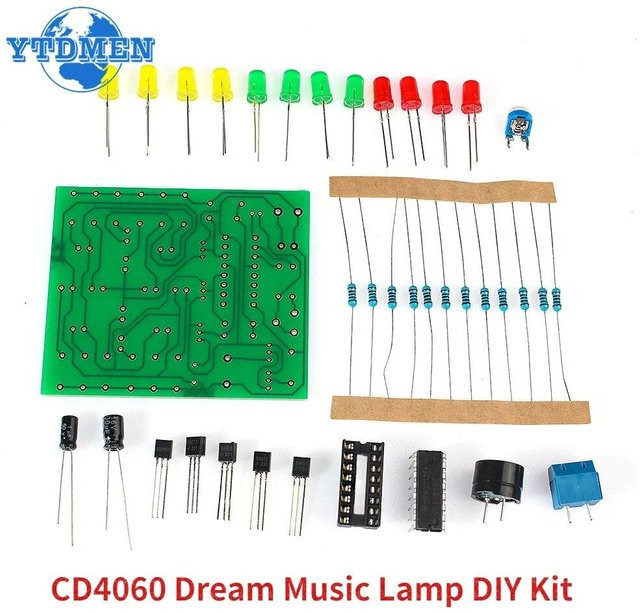 Yetaida Dream Lamp Making Kit CD4060 Musiklaterne, DIY-Elektronik-Kit - Bild 1