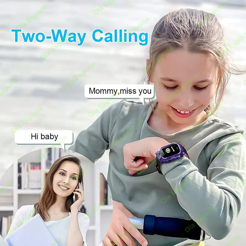 Ola Esporte Smartwatch für Kinder in Lila mit 2G Sim-Karte, SOS-Tracker, Kamera und Telefonfunktion - Bild 5