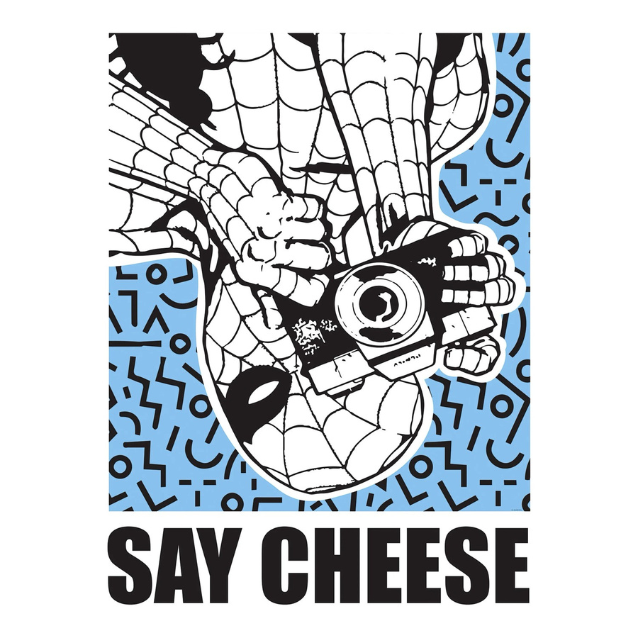 Komar Wandbild Marvel Spider-Man Say Cheese Blau, Breite: 50 cm, Höhe: 70 cm - Bild 2