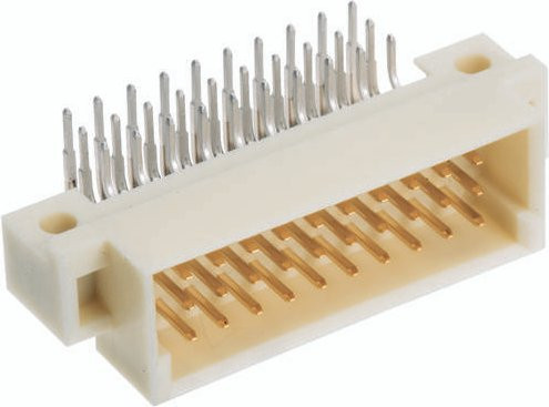 HARTING Messerleiste 09251306919 aus Messing in Weiß mit 3 Reihen - Bild 1