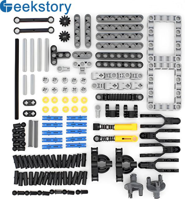 wishiot MOC Tech Suspension Packs, Bausteine, 123-teiliges Set - Bild 1