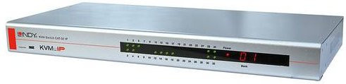 Lindy KVM-Switch CAT-32 IP mit 32 Ports, VGA 1920 x 1200 Pixel, USB und PS/2, silber, Rack-montierbar - Bild 2