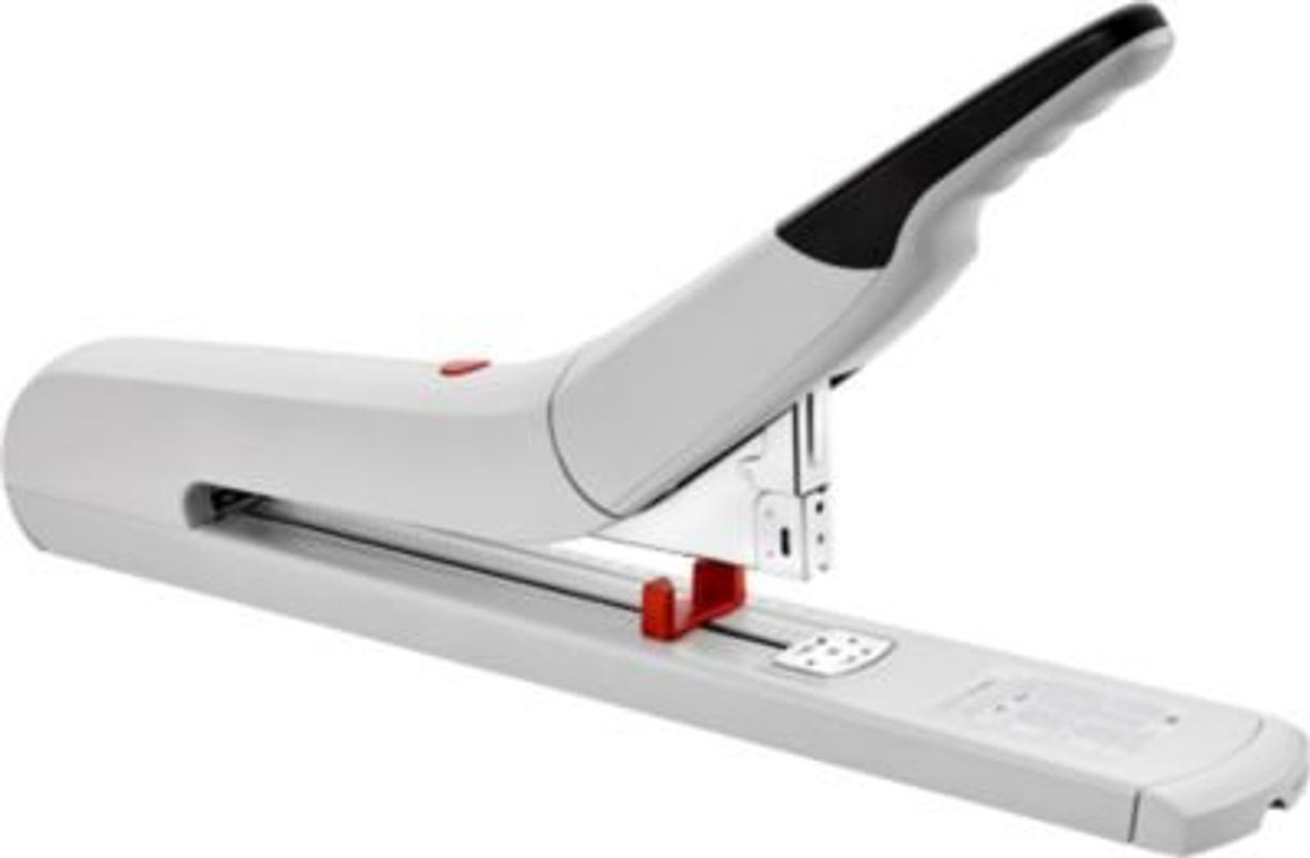 Novus B 56XL Heavy Duty Blockheftgerät aus Metall in Grau für bis zu 170 Blatt mit Klammern Typ 23/8 - Bild 2