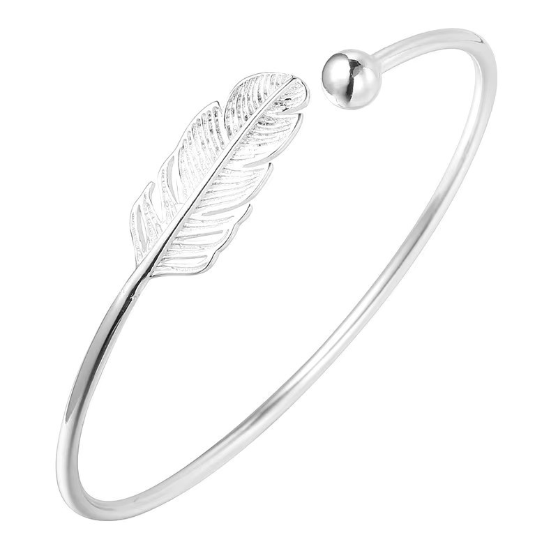 GaGa-Duck Armreif 925 Sterling Silber, Feder-Kugel, Damen - Bild 5
