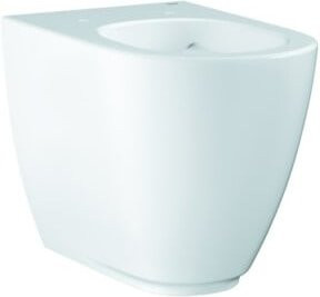 Grohe Stand-WC Essence aus Keramik mit spülrandlosem Tiefspüler, Abgang universal, alpinweiß - Bild 1