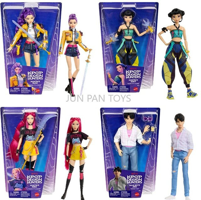 Netflix KPop Demon Hunters Modepuppe, Mira Rumi Zoey, Anime-Figur, ab 4 Jahren - Bild 1