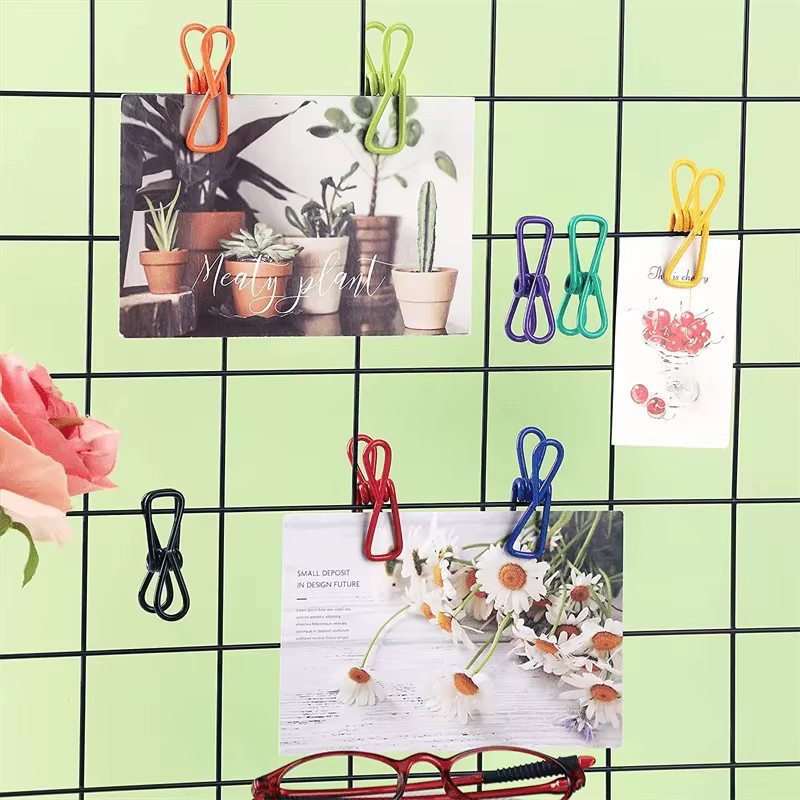 10 Stück PVC-beschichtete Stahlklammern zum Versiegeln von Lebensmittelverpackungen und Tüten in Multicolour - Bild 3
