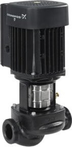 Grundfos Trockenläuferpumpe TP GLRD-BQQE 25-80/2, 0,18 kW, G 1 1/2, 3x 400 V, Schwarz - Bild 1