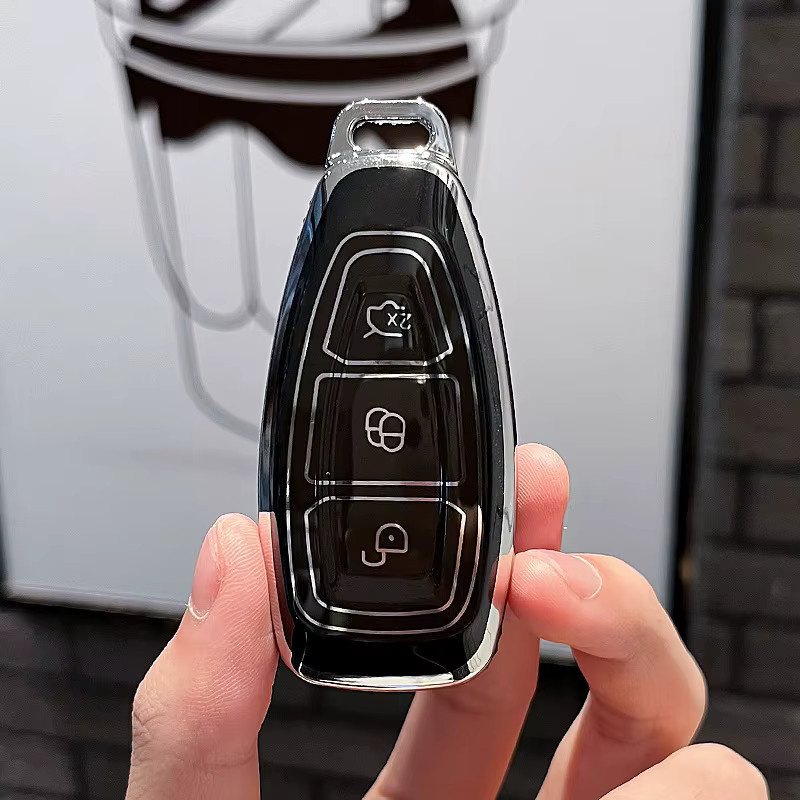 ICAR TPU Schlüsselhülle für Ford Puma, Grand C-Max, Focus, Mondeo, Kuga, Fiesta, Ecosport und Transit als Ersatzteil-Zubehör für die Fernbedienung - Bild 3
