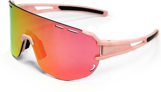 YEAZ Sport-Sonnenbrille, Wrap, weiß/blau, Damen - Bild 1