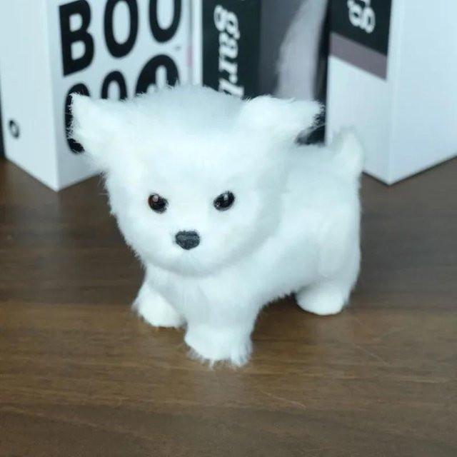 Mini Simulation Hund Plüschtier, Weiches Stofftier, ab 14 Jahren - Bild 1