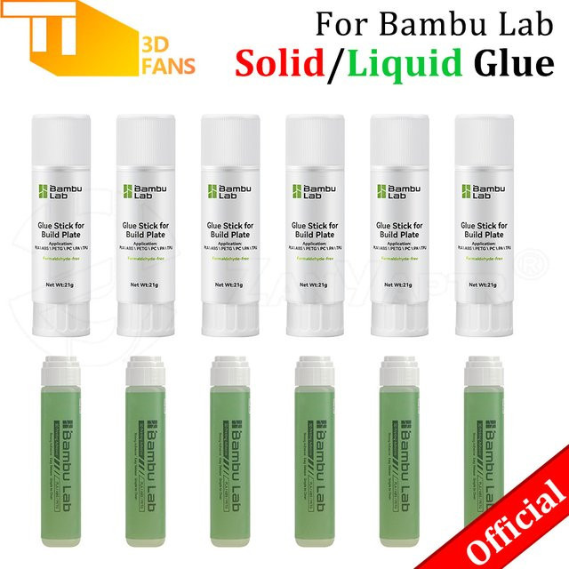 Bambu Lab Offizieller Flüssigkleber für Bauplatten in Weiß, 12 ml - Bild 1