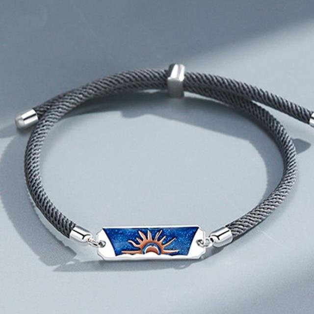 Armbänder Chaomu, geflochtenes Handseil, Messing, Schwarz, Unisex - Bild 1