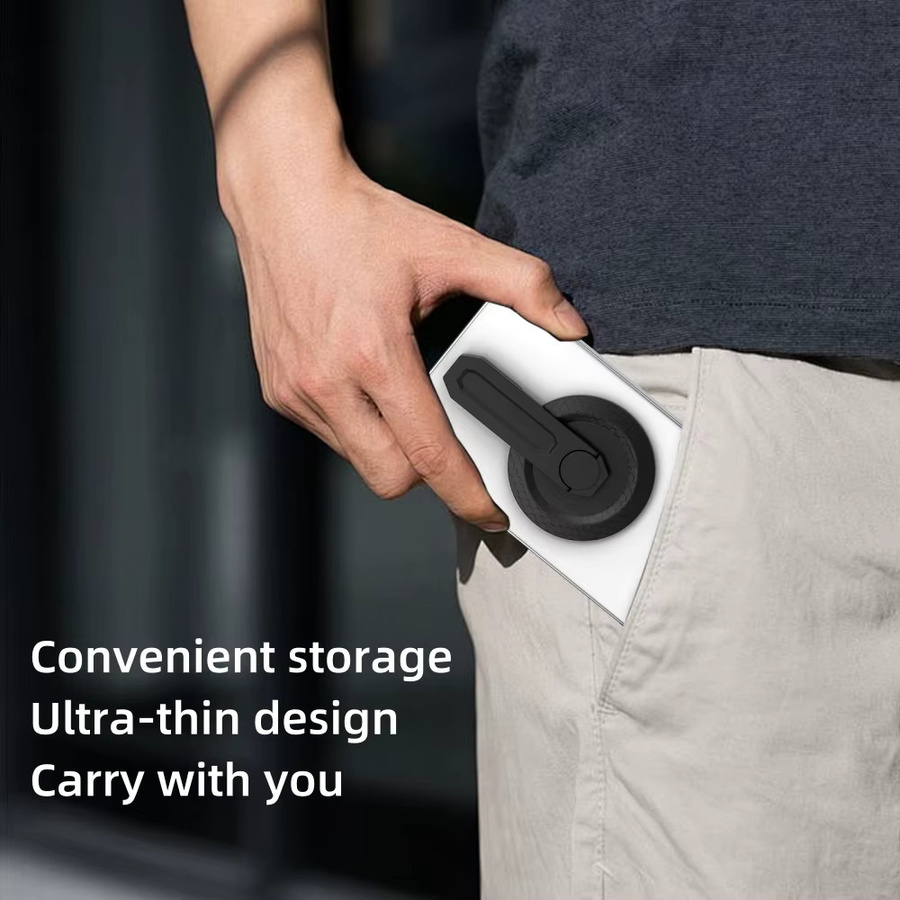 Universeller magnetischer Handyhalter in Schwarz mit 360 Grad Drehung und abnehmbarer Funktion für die Lüftungsschlitze, passend für iPhone, Samsung und Xiaomi - Bild 2