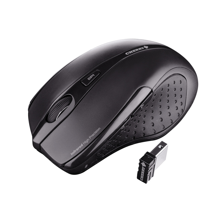 Cherry MW 3000 Kabellose Optische Funkmaus in Schwarz mit 1750 dpi und 5 Tasten - Bild 3