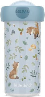 Mepal Verschlussbecher Campus Little Dutch Forest Friends Blau 300 ml - Bild 1