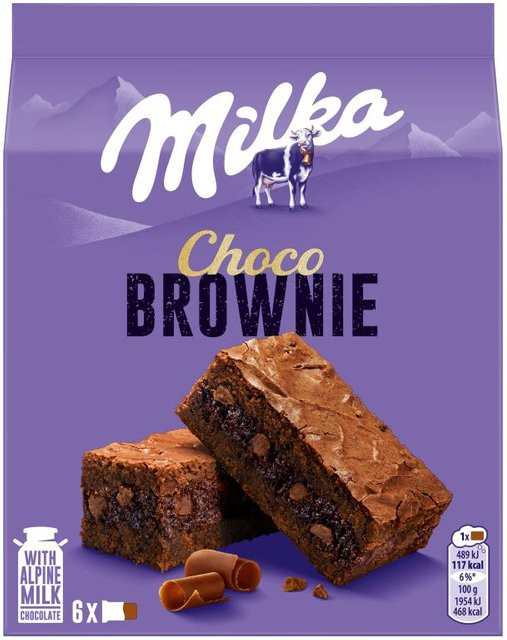 Milka Choco Brownie Cookies mit Schokoladenstückchen 6 x 25 g - Bild 1