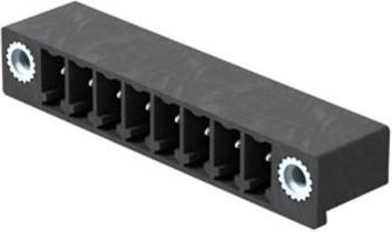 Weidmüller Stiftgehäuse-Platine BC/SC in Schwarz, 12 Polzahl, Rastermaß: 3.81 mm, 50 Stück - Bild 1