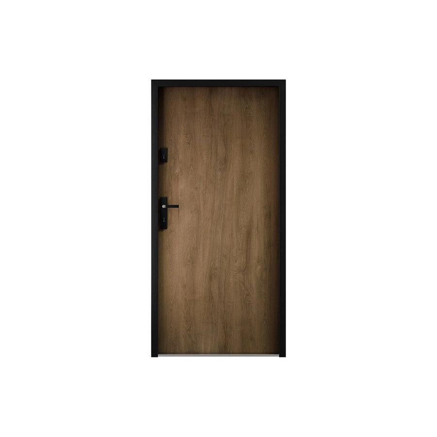 Haustür Agueda Modern aus Stahl in Braun mit einer Breite: 95 cm - Bild 2