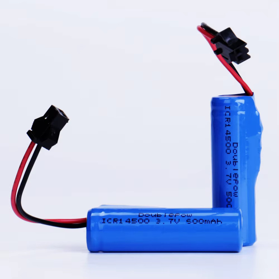 DOUBLEPOW AA Lithium-Akku 3,7V 500mAh mit intelligenter Schutzplatine in Blau - Bild 3