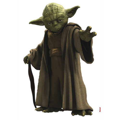 KOMAR Star Wars Yoda Dekosticker Selbstklebefolie, B/H: 100 x 70 cm, bunt - Bild 2