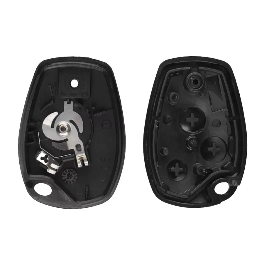 20er Set Keyyou Ersatzgehäuse für Funkschlüssel mit 2 Tasten in Schwarz für Renault und Dacia Modelle wie Megane, Modus, Espace, Laguna, Duster, Logan, Sandero, Fluence, Clio und Kangoo - Bild 3