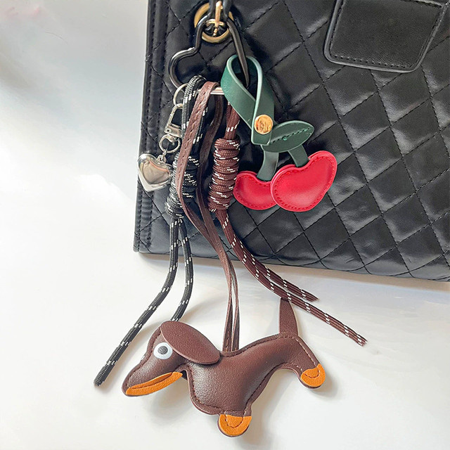 Yogodlns Charms, Designer-Dackel, Kirschseil, Schlüsselanhänger - Bild 1