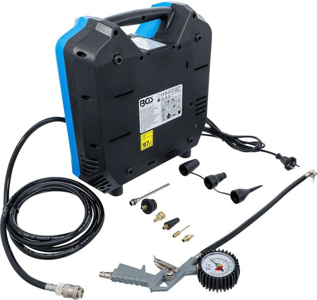 BGS Mobiler Druckluft Kompressor 3386 in Blau - Bild 1