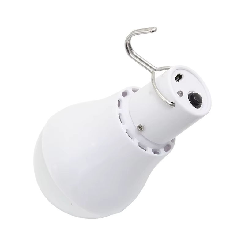 Lyfs Tragbare Solar Camping Lampe mit Haken, Wasserdichte Notfall-Glühbirne in Weiß für Garten, Hof und Angeln - Bild 4
