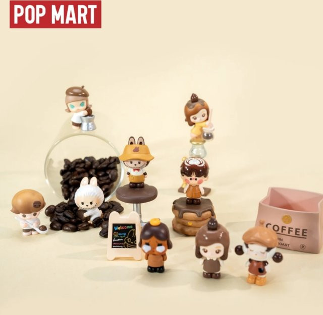 Popmart Kaffee Bean Serie, Blind Box, Bunt / Mehrfarbig - Bild 1