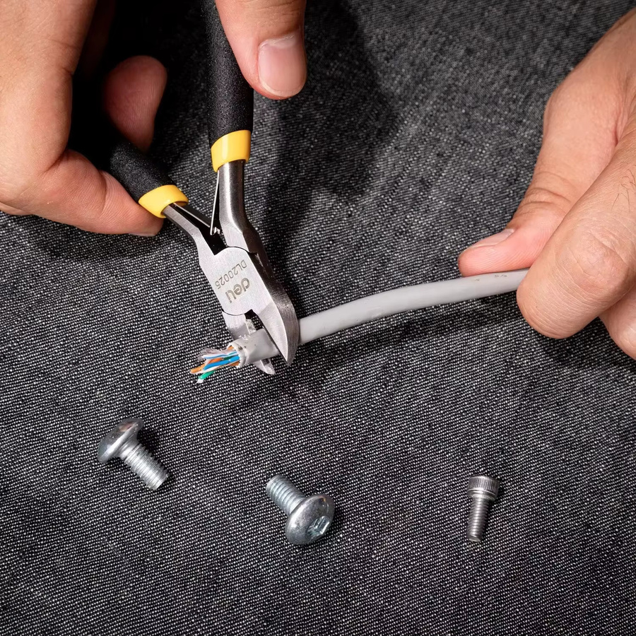 DTBD Mini Long Nose Hochpräzise Drahtschneider Multifunktions-Elektriker-Handzange mit Anti-Rutsch-Griff - Bild 3