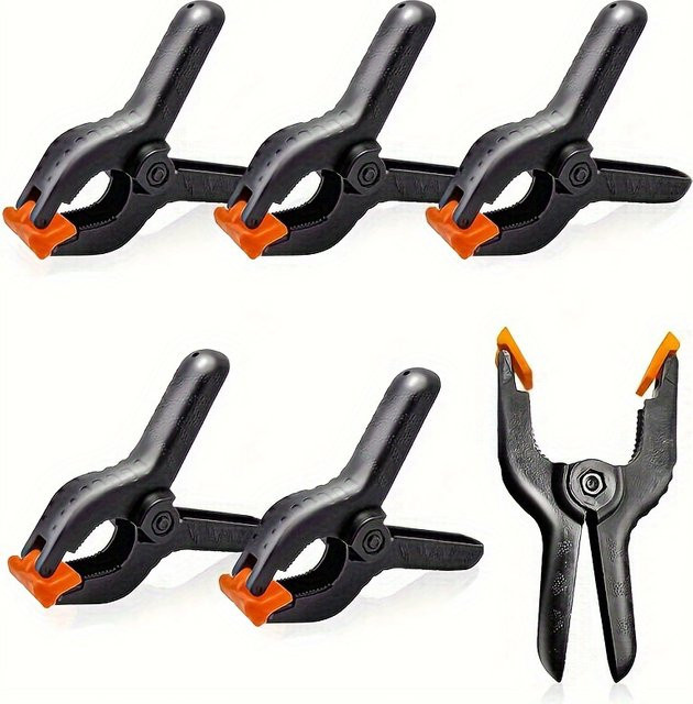 Heavy Duty Hintergrund Clips in Schwarz für Fotostudio Zubehör zur Befestigung von Musselin oder Green Screen - Bild 1