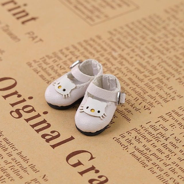Yiran toy 1 OB11 Puppenuniform Katzen-Schuhe Zubehör 1/12 BJD Puppen Schuhe 2-teiliges Set - Bild 1