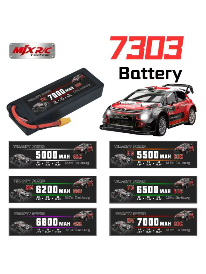 Mjx Hyper Go 10208/7303 4S 7000mAh Akku mit Ladegerät, RC-Spielzeug, Zubehör - Bild 3