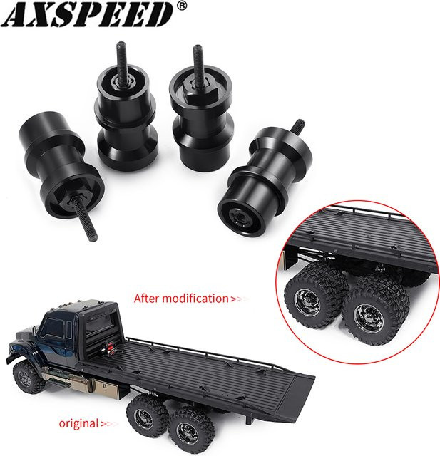 AXSPEED Sechskantadapter aus Aluminiumlegierung, 4-teiliges Set - Bild 1