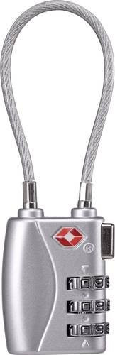 Sygonix SY-5044450 TSA Kabelschloss mit Zahlenschloss in Silber - Bild 1